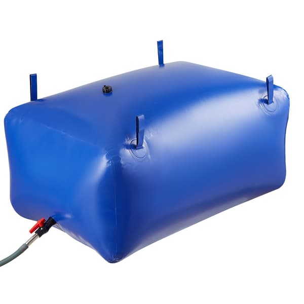 400L vattenbehållare, hopfällbar PVC, läckagesäker