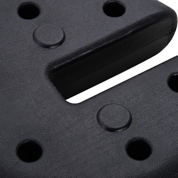 Juhlateltan Paino, Paviljonkipaino Täytettävissä 5 Kg Asti, Hdpe Muovi, Musta, Ø25X6Cm
