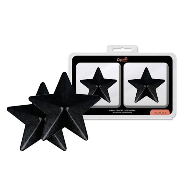 Coquette Chic Desire - Nipple Covers Black Stars