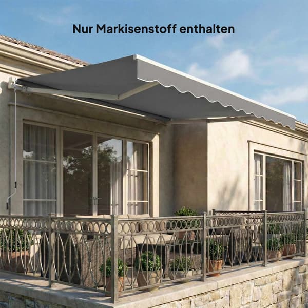 Markisduk, 3,37x2,5m, UPF 50+, Vattentät