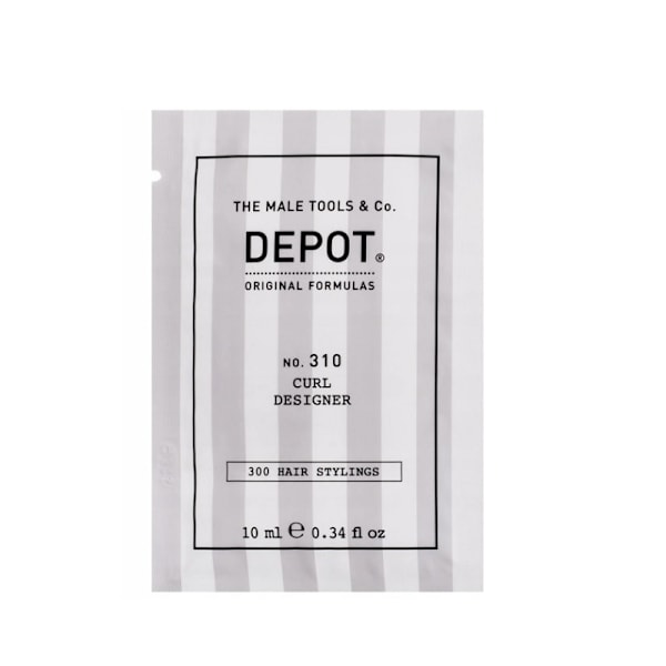 Depot, 300 Hair Stylings No. 310, UV Filter, Hair Styling Cream, Flexible Hold, 10 ml