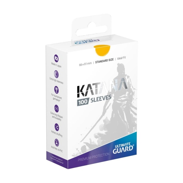 Ultimate Guard Katana Sleeves Standardstorlek Gul (100)