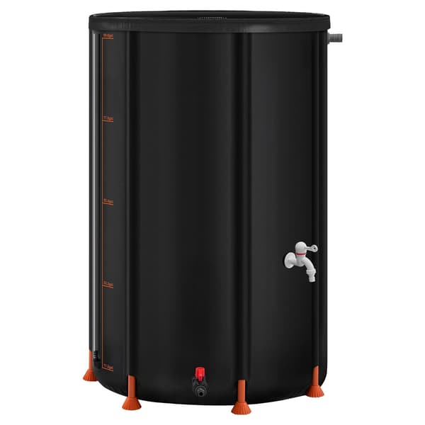 Sammenklappelig regntønde 380L, 1000D PVC, tappesæt
