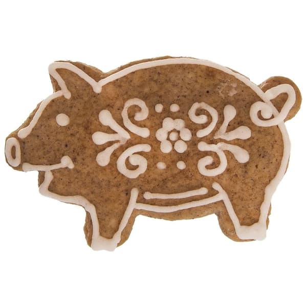 Pepparkaksform Gris Rostfritt Stål Diskmaskinsäker