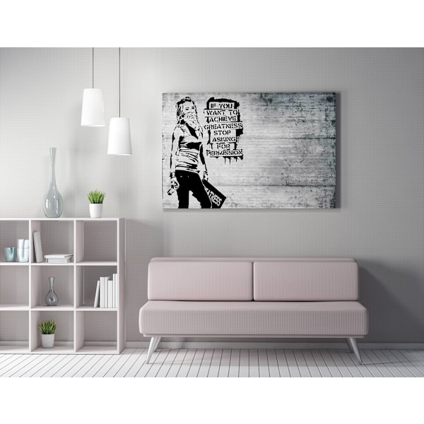 Dekorativt lærredsmaling WY136 (70 x 100)