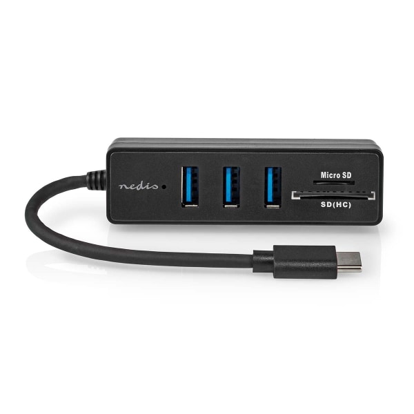 USB-keskitin | 1x USB-C™ | 3x USB A Naaras | 5-Porttinen port(s)