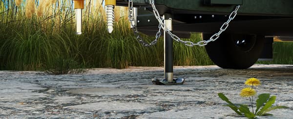 Trailerlås, tyverisikring, passer til 50 mm koblinger