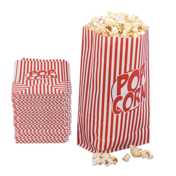 Popcornpåsar Set med 144 st