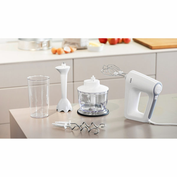 Elvisp 500w + Tilbehør Hvid HM3135WH