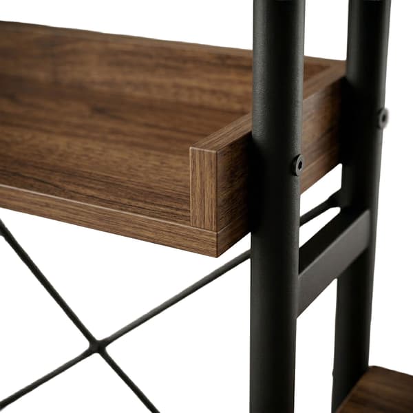 Toilethylde, 3-lags med sidehylder, metal-MDF