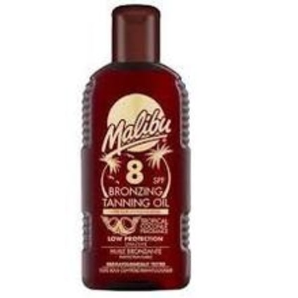 Malibu - Bronzing Tanning Oil SPF8 - Tanning Spray 200ml