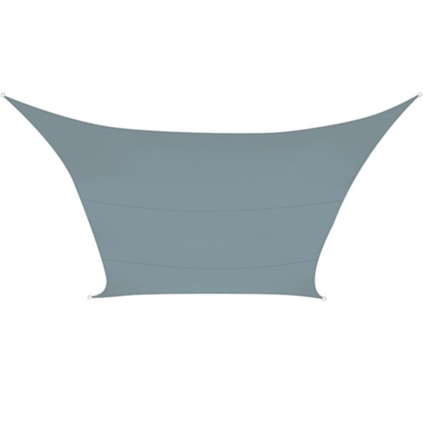 Shade Sail - Rektangulär - 4 X 3 M - Färg: Ljus skiffergrå