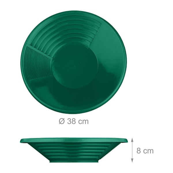 Gröna guldvaskskålar 2-pack
