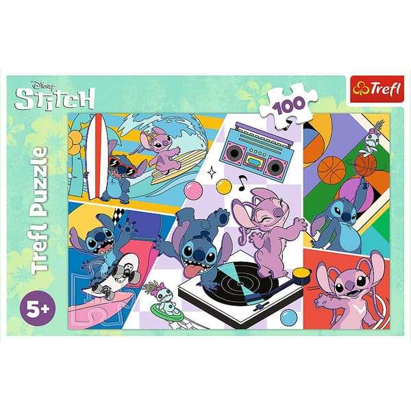 Trefl Stitch Puzzle, 100 kpl