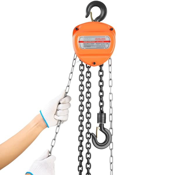 Handtelfer, 1 ton, 6 m lyft, G80 galvaniserad