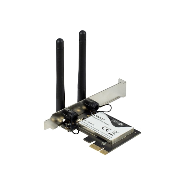 Inter-Tech DMG-33 - Nätverksadapter - PCIe - Wi-Fi 5
