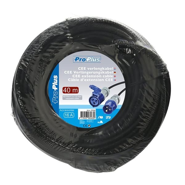 CEE forlængerkabel 40M 3x1,5mm²
