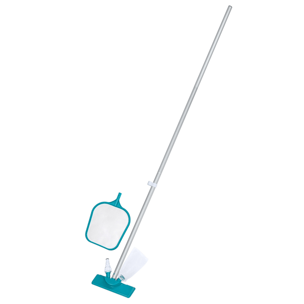 Uima-altaan puhdistussetti, 167 cm sauva + pölynimuri + Bestway 58013 verkko
