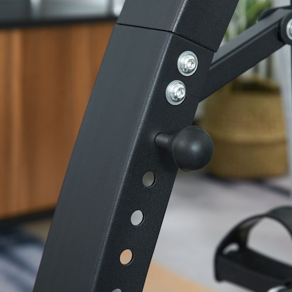 Motionscykel Motionstræner Pedaltræner Til Seniorer, Stål, Sort, 41X50X96Cm