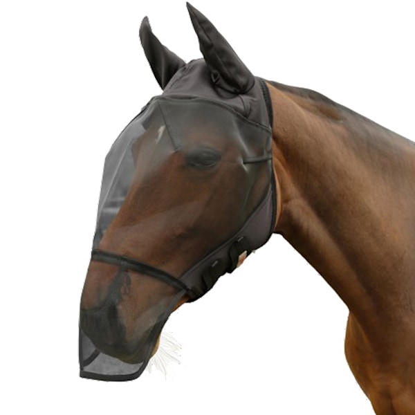 Vliegenmasker met halster Cob
