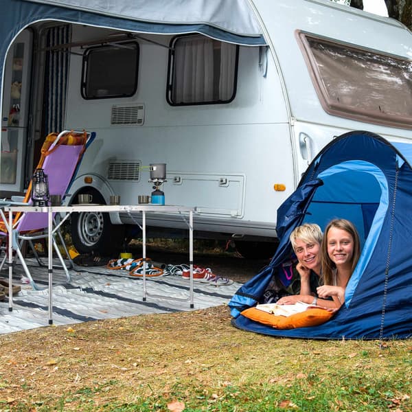 Sammenklappeligt campingbord