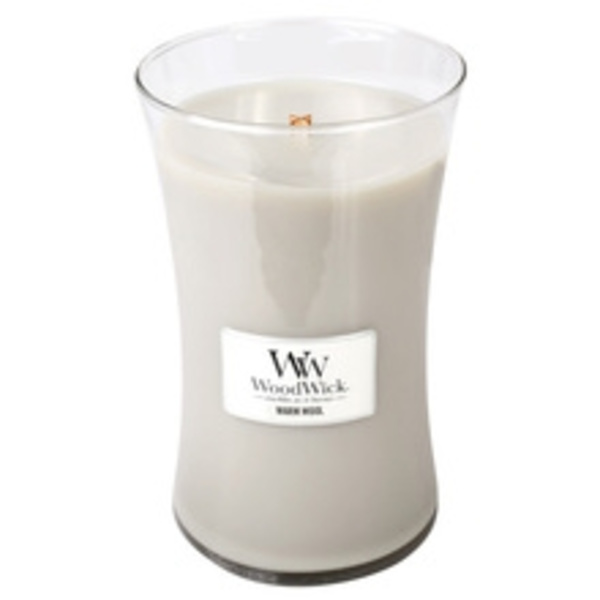 WoodWick - Warm Wool Vase (warm wool) - Scented candle 609.5g