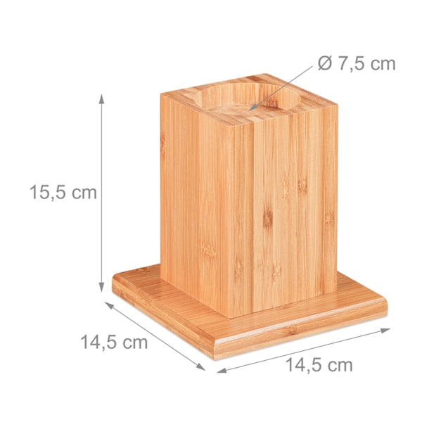 Möbelhöjare 4-tablett av bambu