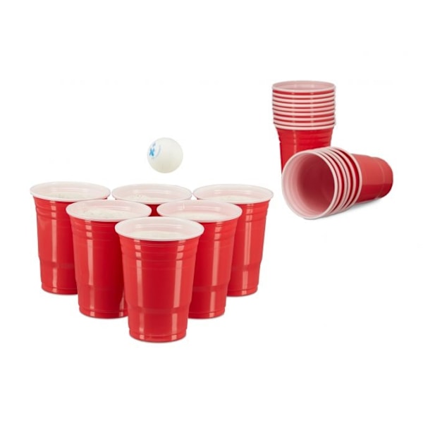 Beer pong-muggar i set om 50