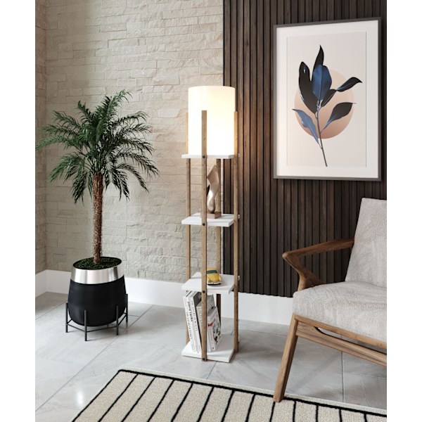 Golvlampa Nora - Vit