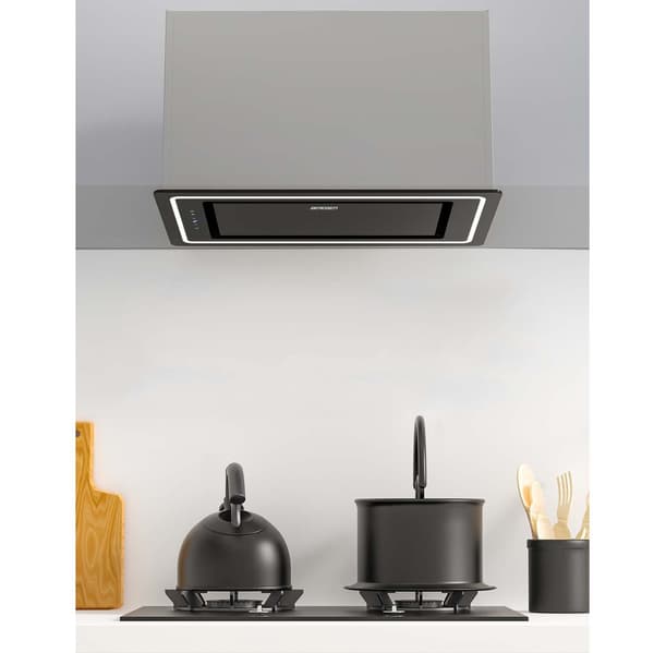 Elegant Emhætte 52 cm Sort Berdsen BT-239