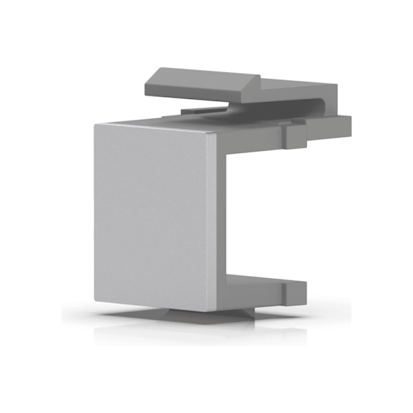 Ubiquiti UISP UACC-Keystone-Blank-Insats, Kabelinsats, ABS, Grå, 16,3 mm, 14,6 mm, 18 mm