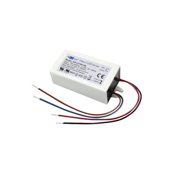 Led-virtalähde, yksi lähtö 21 Vdc 9 W