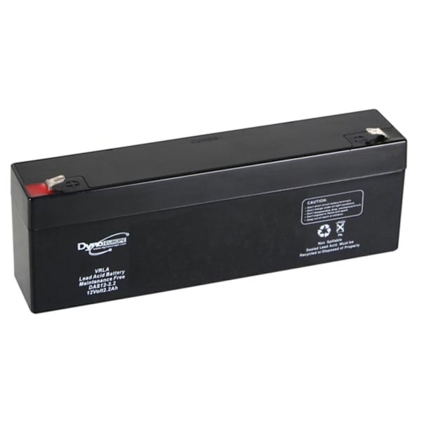 Lyijyakku 12 V – 2,2 Ah 177,5 x 34 x 66 mm