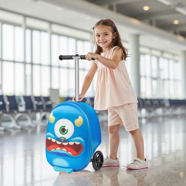 Børne-scooterkuffert, 20 tommer, 20 l, blå
