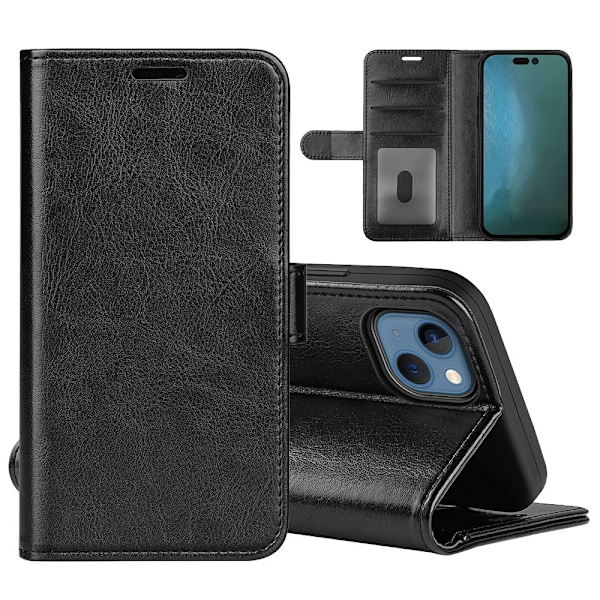 SiGN Wallet-fodral till iPhone 14 Plus - Svart