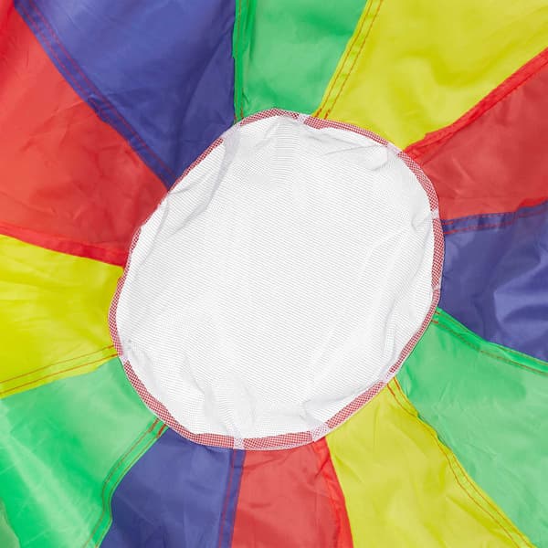 Färgglad lekfallskärmsdiameter 6m