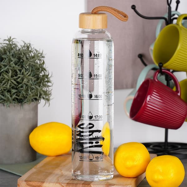 Vattenflaska i glas 1 l