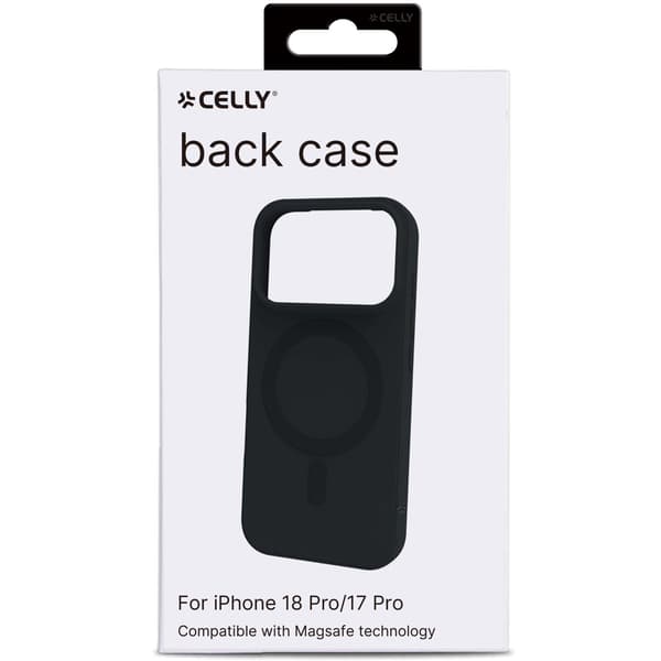 MagSafe-kompatibelt TPU-cover til iPhone 18/17 Pro, mørkesølv