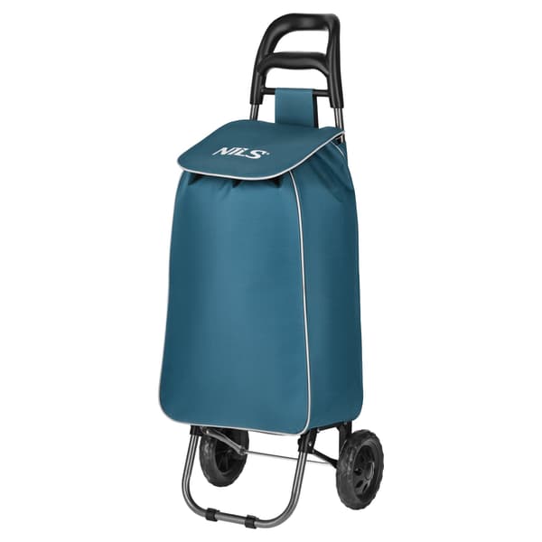 Indkøbsvogn 40L, isoleret, foldbar, turkis