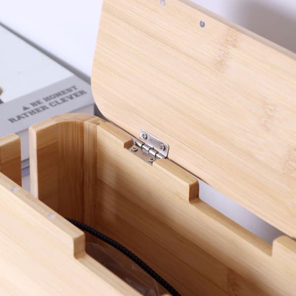 Bambu-kabelbox med magnetiskt lock – Organisera och skydda