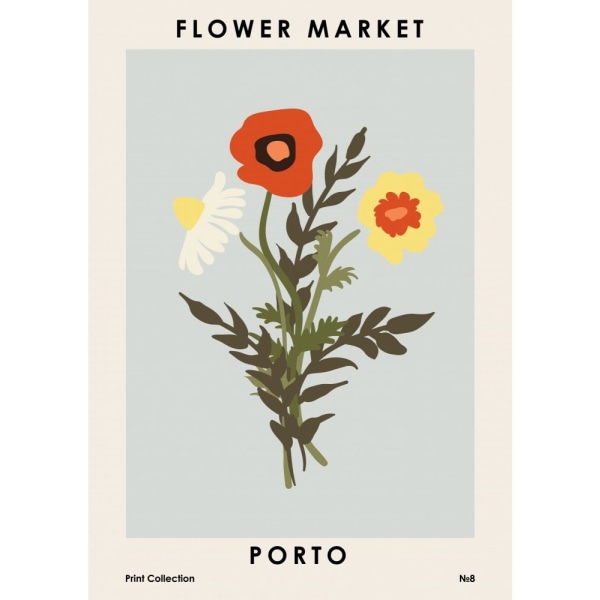Flower Market Porto - 30x40 cm