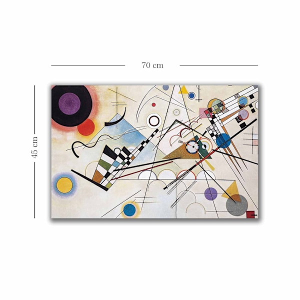 Dekorativ canvasmålning 4570KANDINSKY006