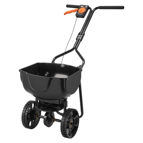 Spreder med trykfunktion, 15 lb tragt, 10 tommer dæk
