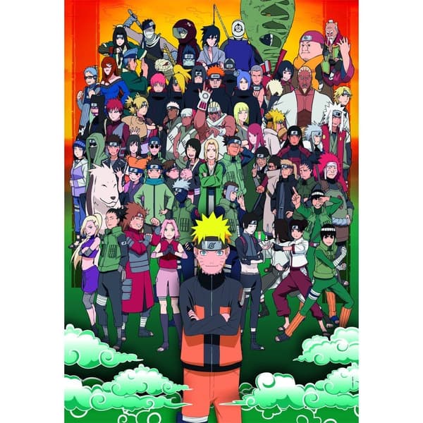 Naruto Shippuden 1500-bitars pussel för fans och samlare