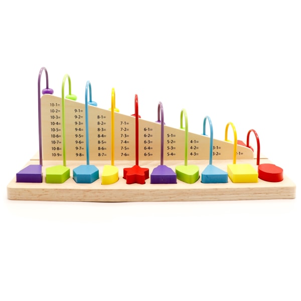 Pædagogisk abacus + trænumre Økolegetøj