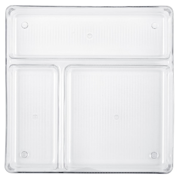 Skuffeorganisator med rum 23x23x5,5 cm