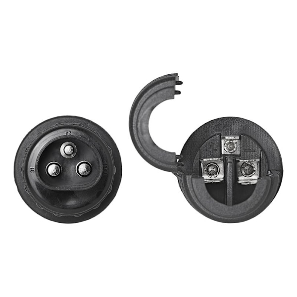 Plugg 3-polig PVC