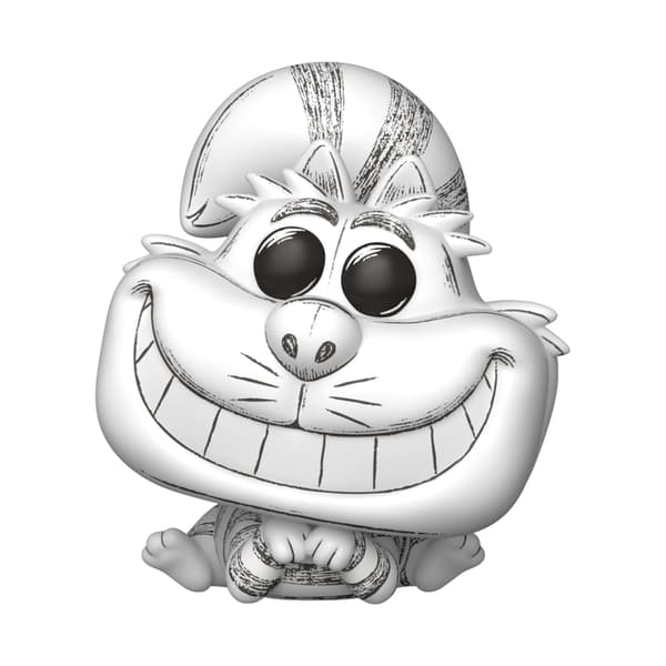 Vinylfigur Cheshire Cat – Sketched Deco, Alice i Underlandet