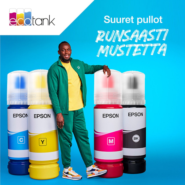 Epson 104 EcoTank - mustepullo, keltainen
