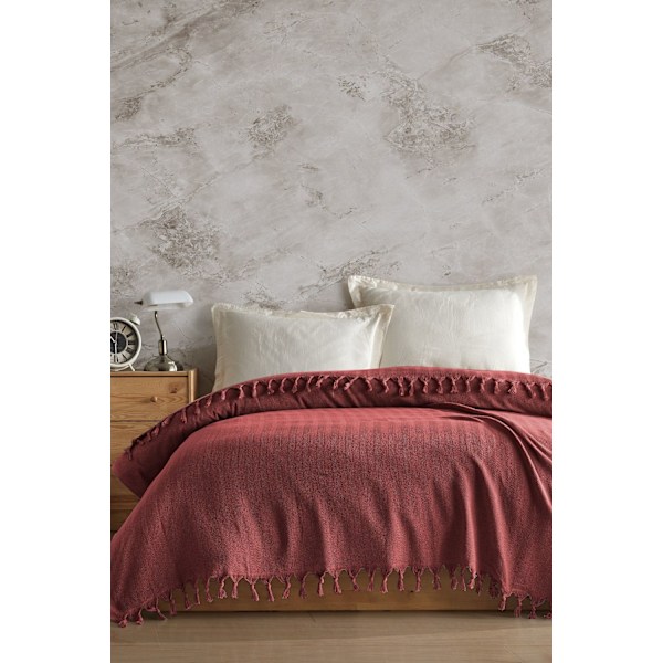 Double Pique Berlino - Tile Red